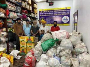 Social Center Monthly Grocery Distribution