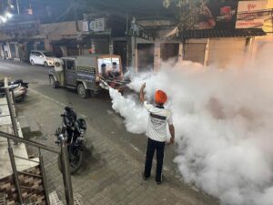 Fogging Village With Two Team