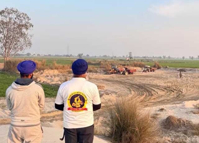Clearing The Farmers’ Fields For Deposited Flood Sand