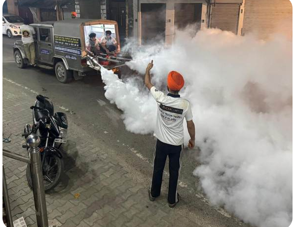 Fogging Village With Two Team